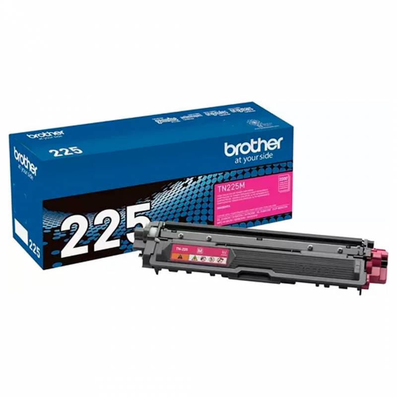 Toner Brother Original Tn225M Magenta. Rendimiento 2.200 Copias.
