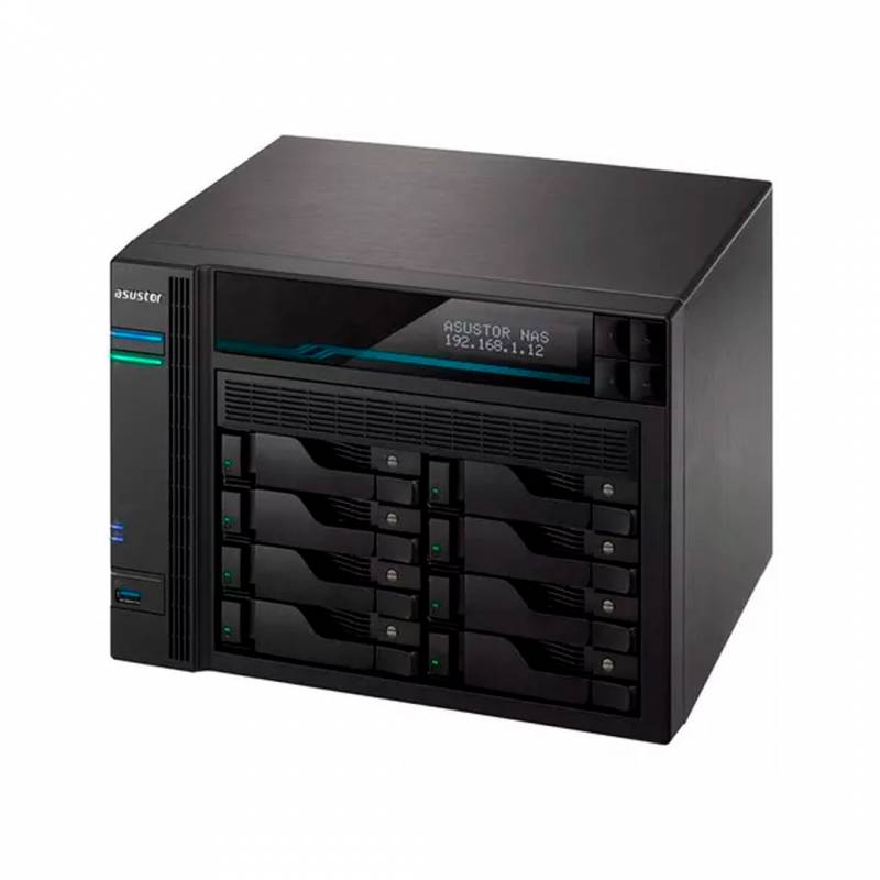 Nas Asustor As6508T 8 Bahias - Intel Atom C3538 - 8Gb Ddr4