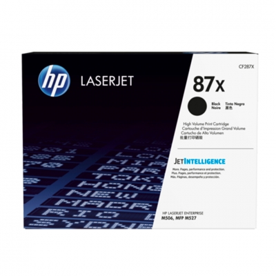 Toner Original Hp Cf287X Negro. Rendimiento 18.000 Copias.