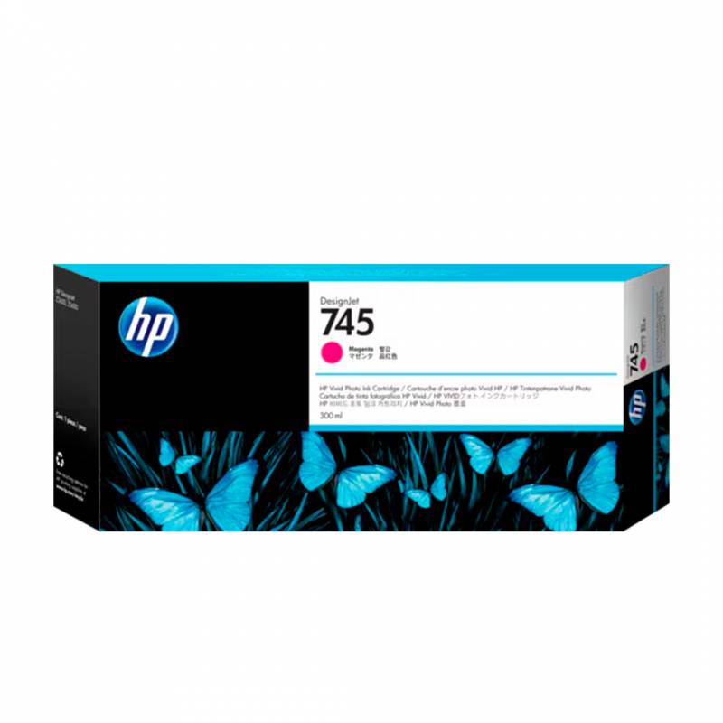 Cartucho De Tinta Original Hp Magenta. F9K01A (745)