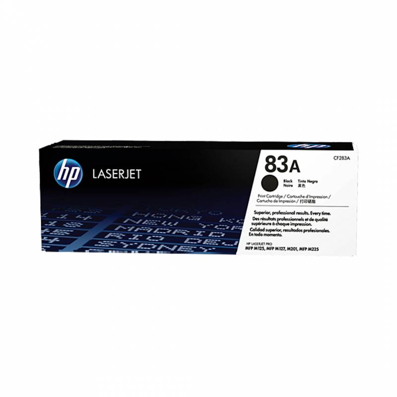 Toner Original Hp Cf283A Negro. Rendimiento 1.500 Copias.