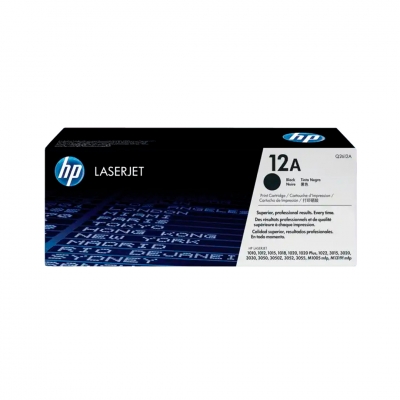 Toner Original Hp Q2612A Negro. Rendimiento 2.000 Copias.