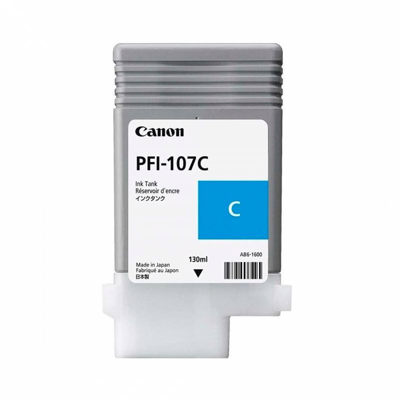 Cartucho De Tinta Canon Original Pfi-107C 130Ml Cyan
