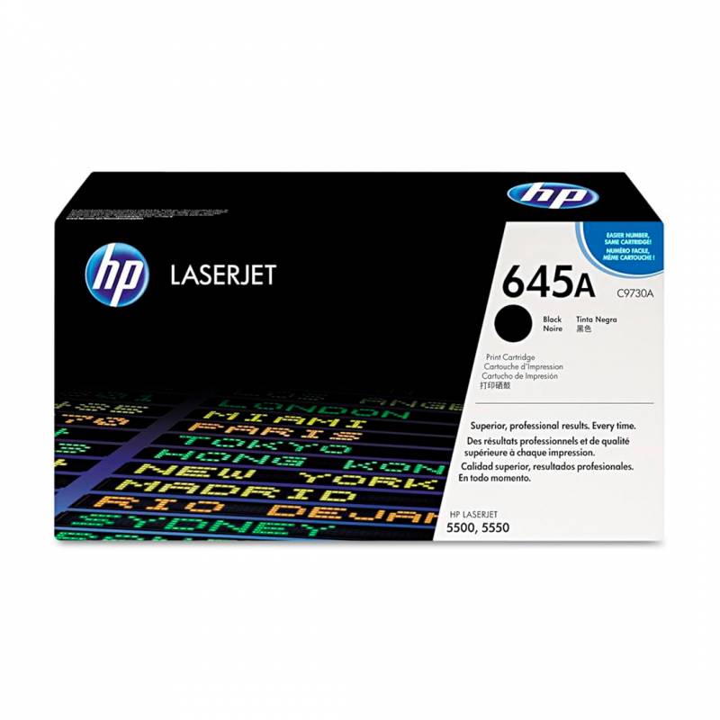 Toner Original Hp C9730A Negro. Rendimiento 13.000 Copias.