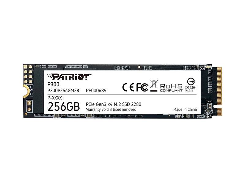 Disco Solido Patriot P300 256Gb M.2 2280 Pcie Nvme Gen 3X4 Ssd
