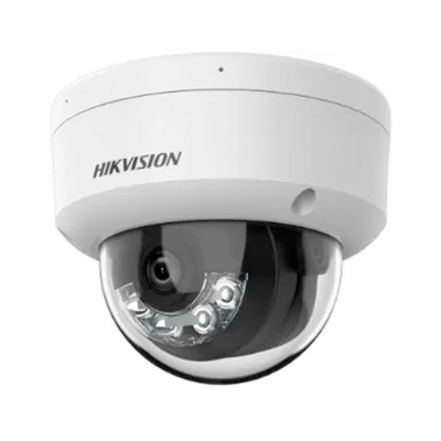 Cã¡Mara De Red Hikvision Fija Tipo Domo Con Luz Hã­brida Inteligente