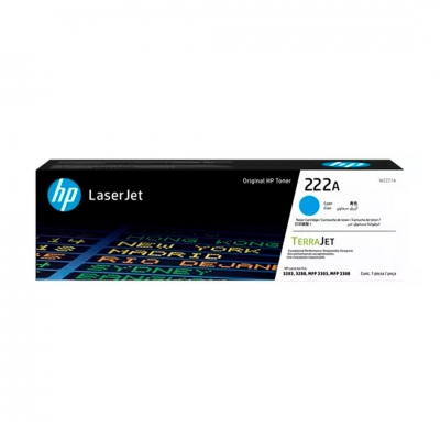 Toner Original Hp W2221A Cyan. Rendimiento 1200 Copias.