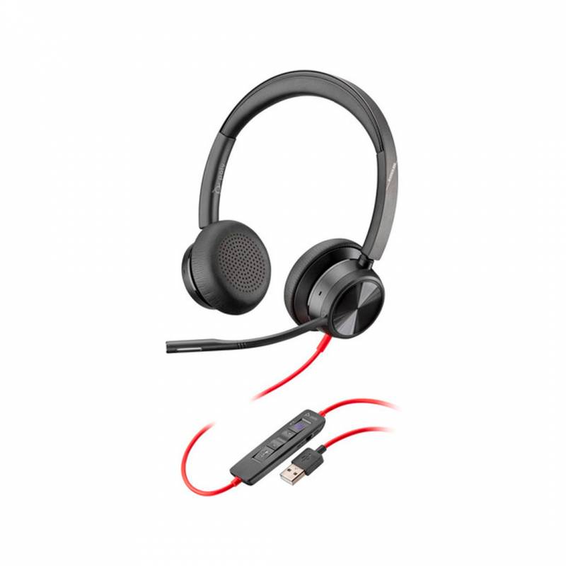Auriculares Poly Blackwire 3320 Usb-C. Stereo Microsoft Teams Certified Usb-C Headset +Usb-C/A Adapter
