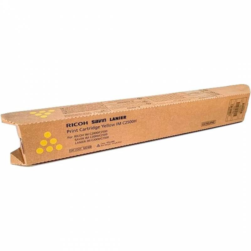 Toner Original Ricoh 842308/842443 Amarillo. Rendimiento 10.500 Copias.