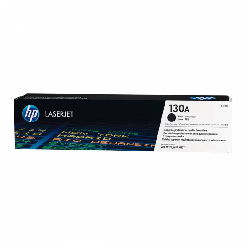 Toner Original Hp Cf350A (130A) Negro. Rendimiento 1.300 Copias.