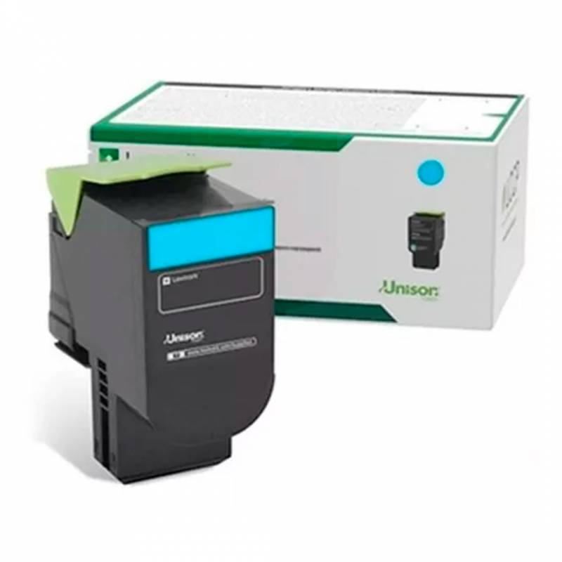 Toner Original Lexmark 78C4Xc0 Cyan. Rendimiento 5.000 Copias. Alto Rendimiento.