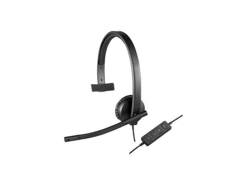 Auriculares Logitech Con Micrófono H570E  Mono Usb 981-000570