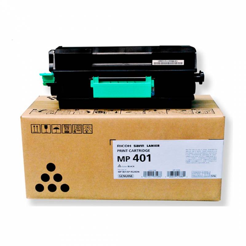 Toner Original Ricoh 841886 Negro. Rendimiento 10.400 Copias.