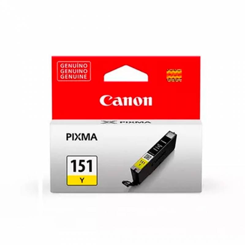 Cartucho De Tinta Canon Original Cli151Y Amarillo