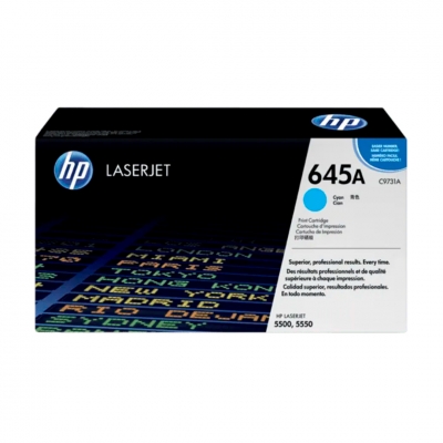 Toner Original Hp C9731A  Cyan. Rendimiento 12.000 Copias.