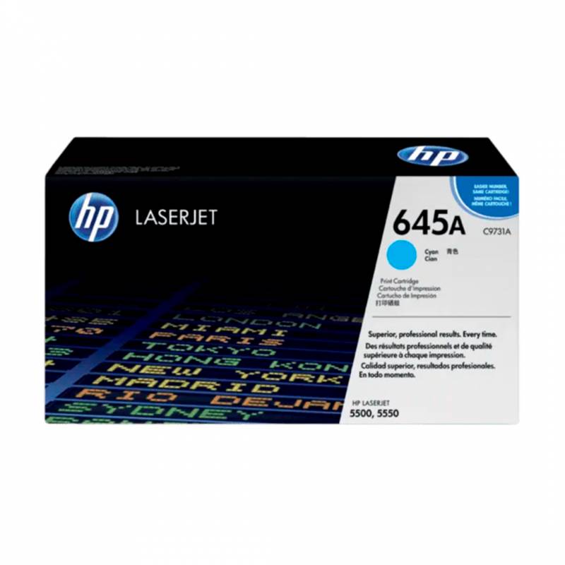 Toner Original Hp C9731A  Cyan. Rendimiento 12.000 Copias.