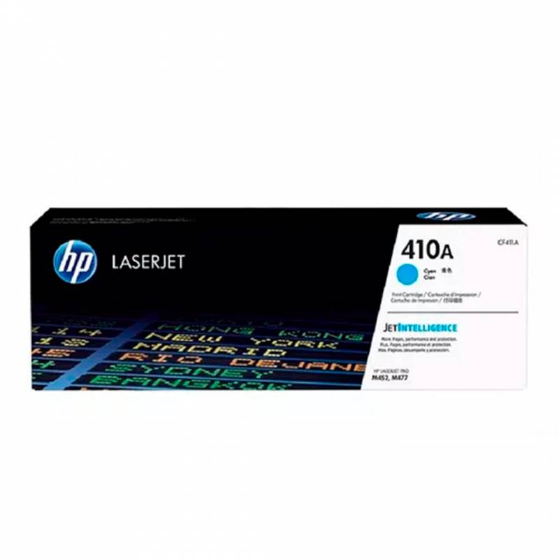 Toner Original Hp Cf411A (411A) Cyan. Rendimiento 2.300 Copias.