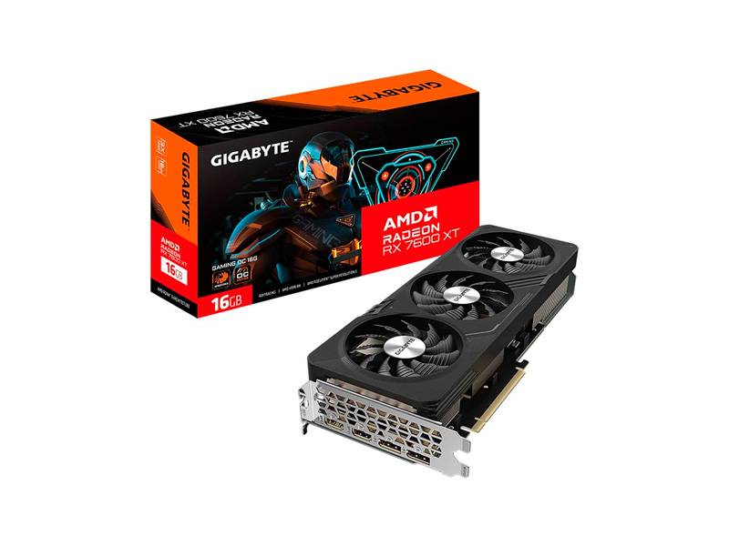 Tarjeta De Video Gigabyte Radeon Rx 7600 Xt Gaming Oc 16Gb