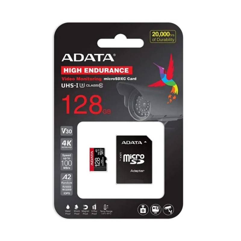 Memoria Microsdxc High Endurance Ausdx128Gui3V30Sha2-Ra1 Adata