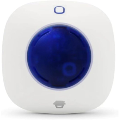 Sirena Interior Inalã¡Mbrica Smanos Ss1005 868 Mhz Con Luz Estroboscã³Pica