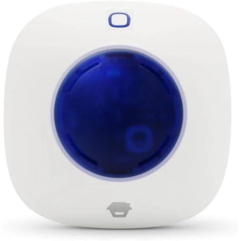 Sirena Interior Inalã¡Mbrica Smanos Ss1005 868 Mhz Con Luz Estroboscã³Pica