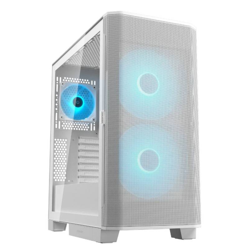 Gabinete Mid Tower Airface Flo Rgb 385Ya60.0002 Cougar Blanco