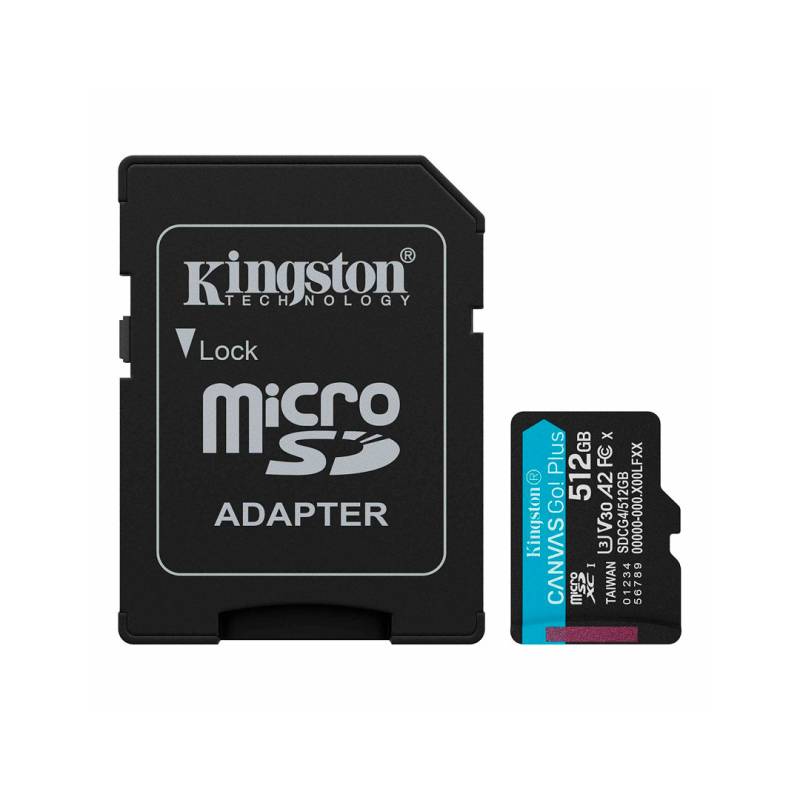Memoria Micro Sd Kingston Canvas Go! Plus Gen4 512Gb