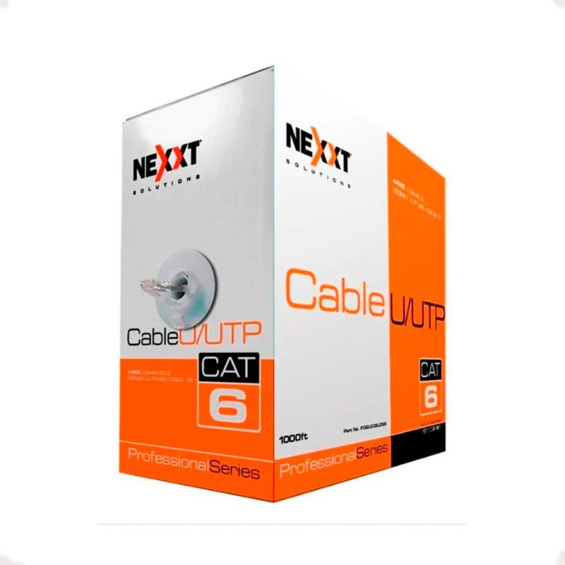 Nexxt Enterprise Cat6 U/Utp Cable 4P 23Awg Cm 305M Gr