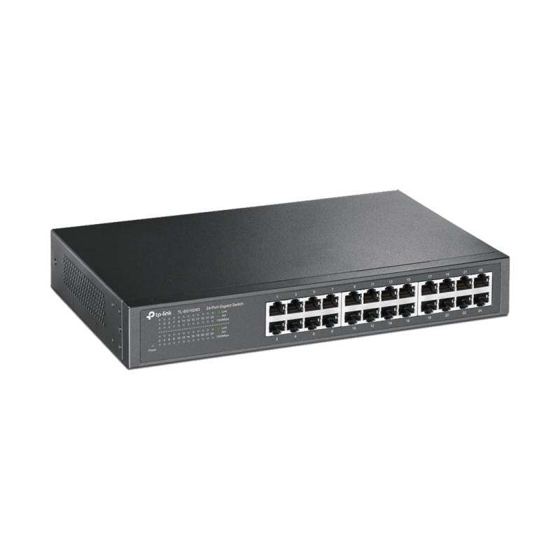 Switch Tl-Sg1024D Tp-Link 24 Puertos Gigabit Negro