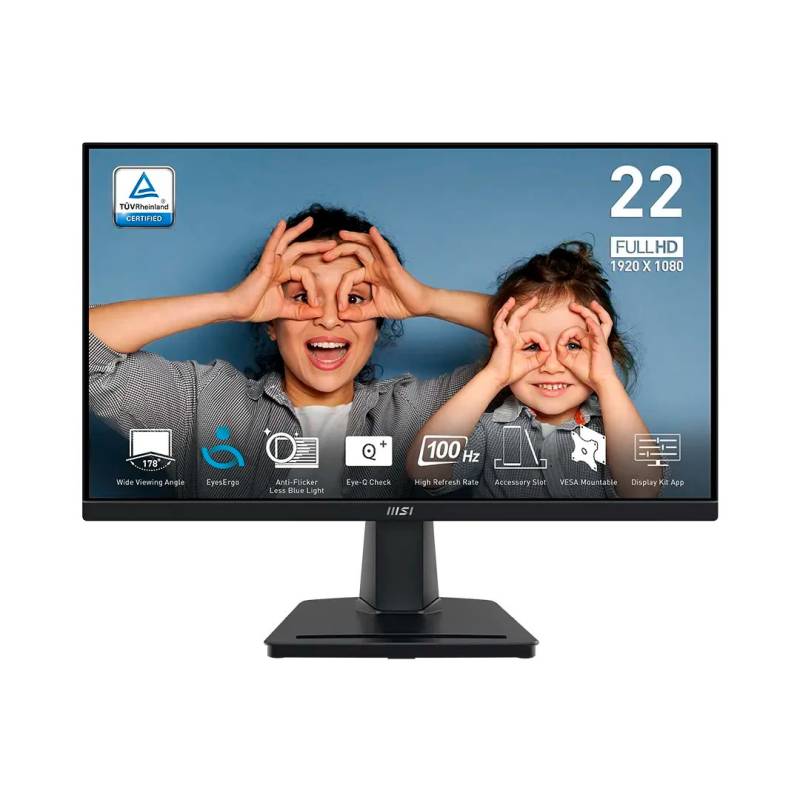Monitor Pro Mp225V 9S6-3Pe0Cm-003 Msi 21.45 Fhd 100Hz