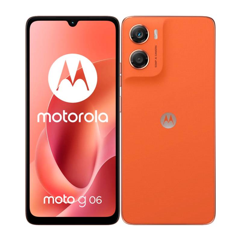 Smartphone Moto G06 Xt-2535 Motorola Arabesque Naranja