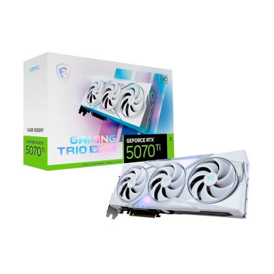 Tarjeta Grafica Msi Geforce Rtx™ 5070 Ti 16G Gaming Trio Oc White (G507T-16Gtcw)