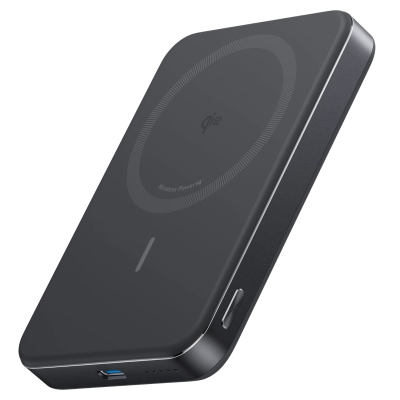 Power Bank Anker Maggo 10K Slim 10000Mah Qi2 15W Usb-C 30W Negro (A1664H11)