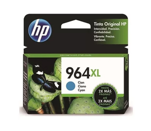 Cartucho De Tinta Original Hp 964Xl 3Ja54Al Cyan Rendimiento 1.600 Pã¡Ginas