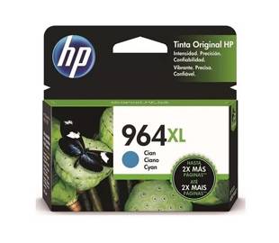 Cartucho De Tinta Original Hp 964Xl 3Ja54Al Cyan Rendimiento 1.600 Pã¡Ginas