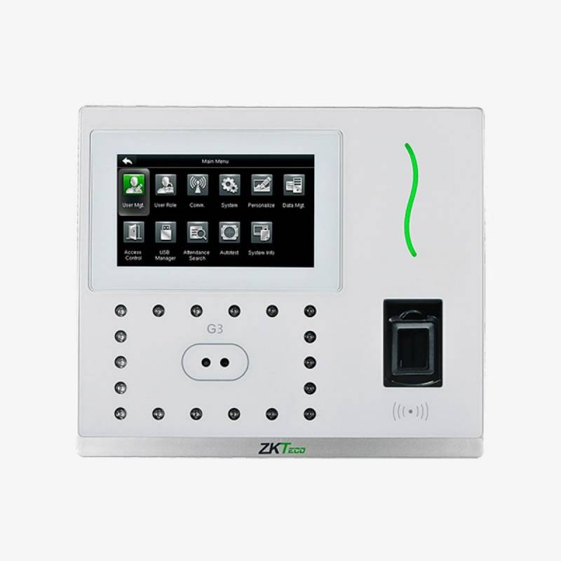 Terminal Biom&Eacute;Trica G3 Zkteco Control De Acceso Y Asistencia Poe