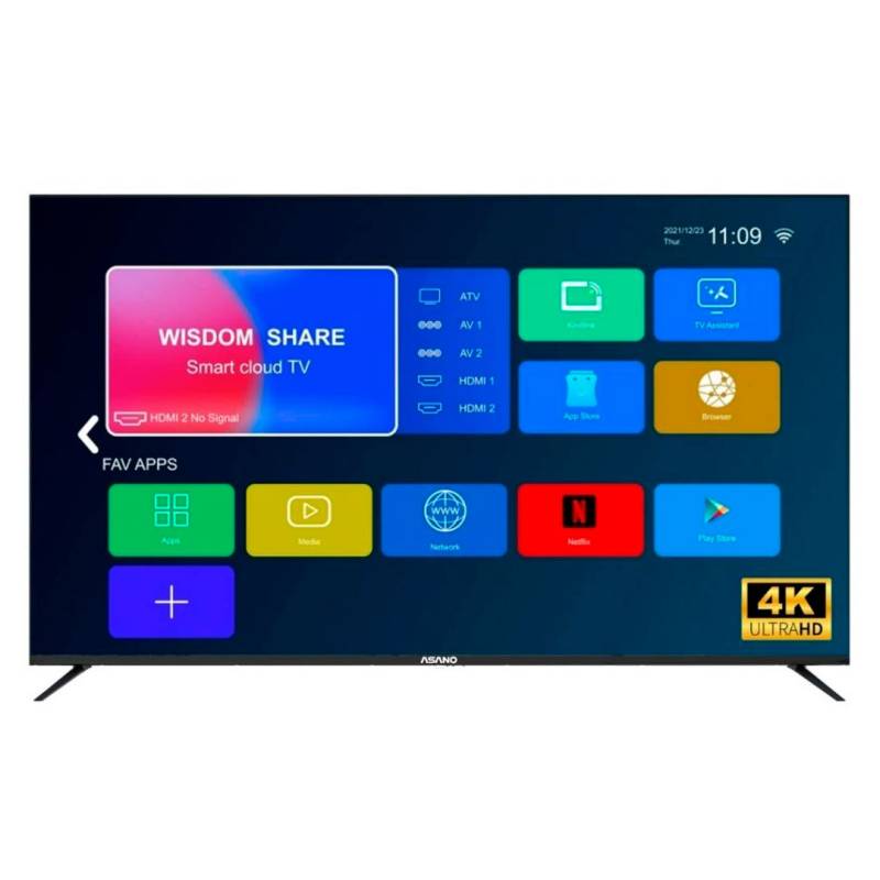 Televisor Asano Led 65 4K  Smart 65Df2-M Frameless