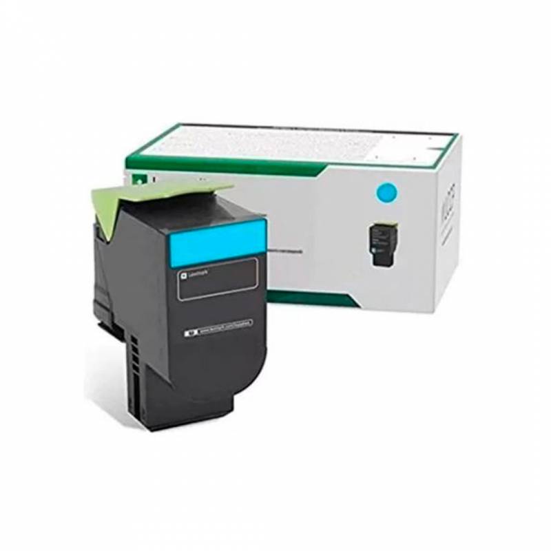 Toner Original Lexmark 77L4Hc0 Cyan. Rendimiento 46.900 Copias. Alto Rendimiento.