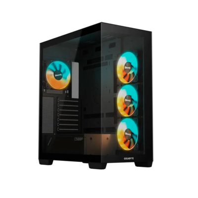 Gabinete Mid Tower C500 Panoramic Stealth Gigabyte Negro