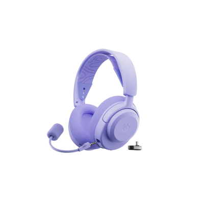 Auriculares Gamer Steelseries Arctis Nova 3P Wireless Lavender Bluetooth 5.3 / 2.4 Ghz Usb-C Lavanda