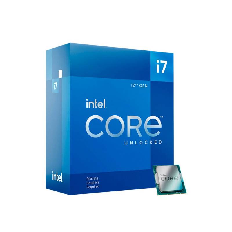 Procesador Core I7-12700Kf Bx8071512700Kf Intel Socket Lga1700 Box Sin Fan Sin Video