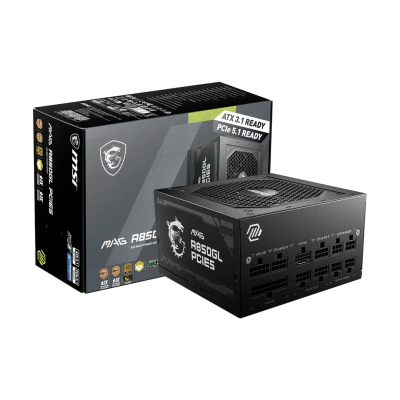 Fuente De Poder Mag A850Gl Pcie5 Msi 850W 80+ Gold