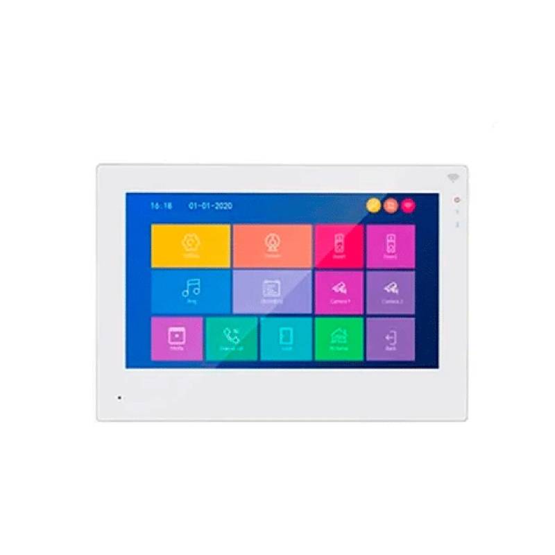 Pantalla Interior Vt07-C02 Zkteco 7 Wi-Fi 4 Canales