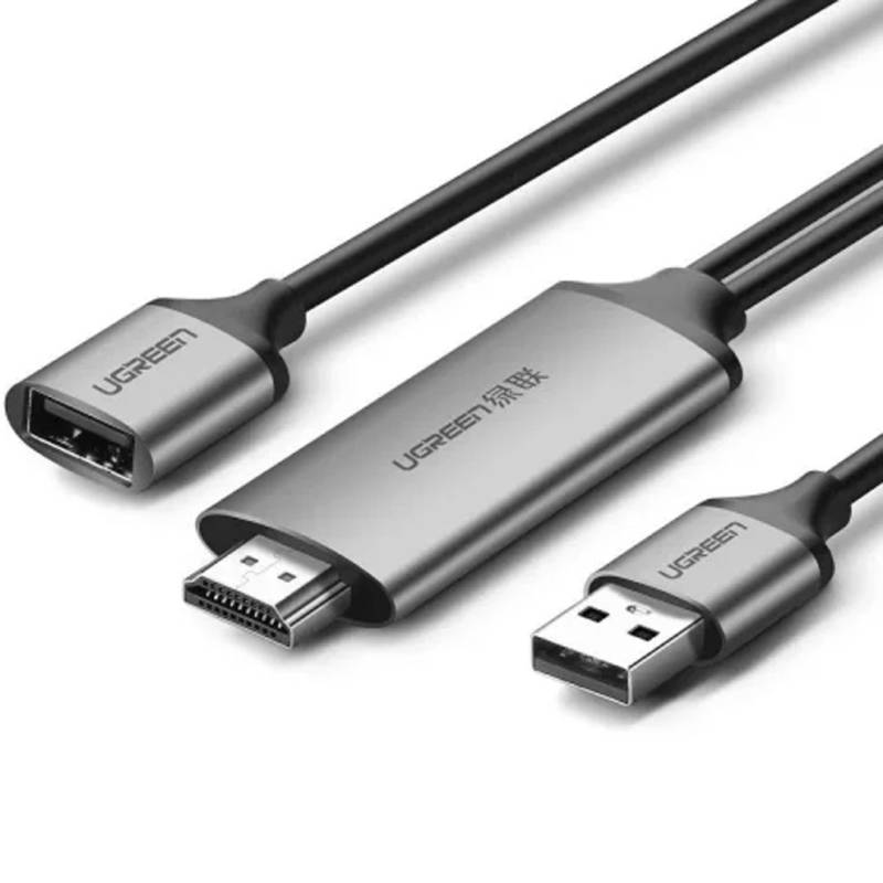 Cable Adaptador Usb A Hdmi Cm151 50291 Ugreen Gris