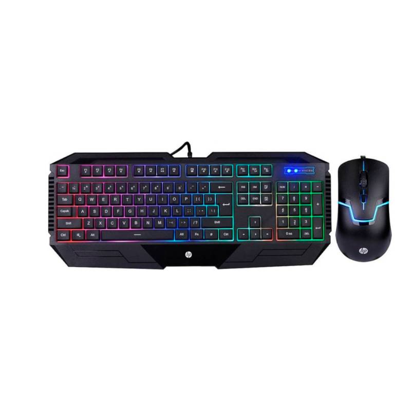 Combo Gaming Usb Mouse Y Teclado Hp Gk1100
