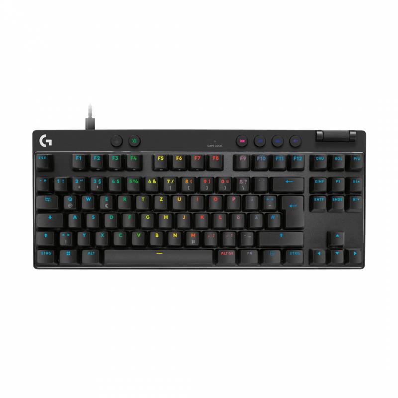 Teclado Logitech Pro X Rapid Gaming Tkl Rgb Negro.