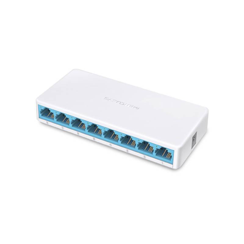 Switch Ms108 Mercusys 8 Puertos 10/100 Mbps Blanco