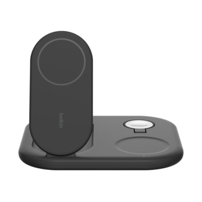 Base De Carga Inalámbrica 3 En 1 15W Black Belkin Wiz029Vfbk