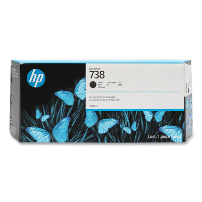 Cartucho De Tinta Original Hp 738 Negro 300Ml 498N8A