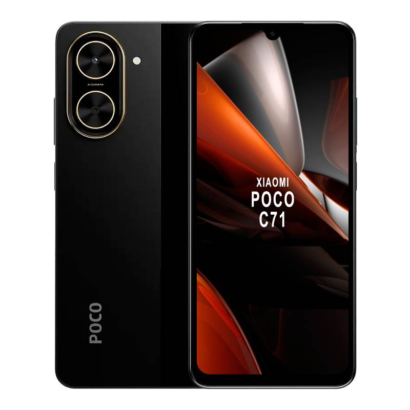 Smartphone Xiaomi Poco C71 4G Dual Sim 4Gb Ram 64Gb Power Black